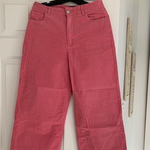 Crop corduroy pant